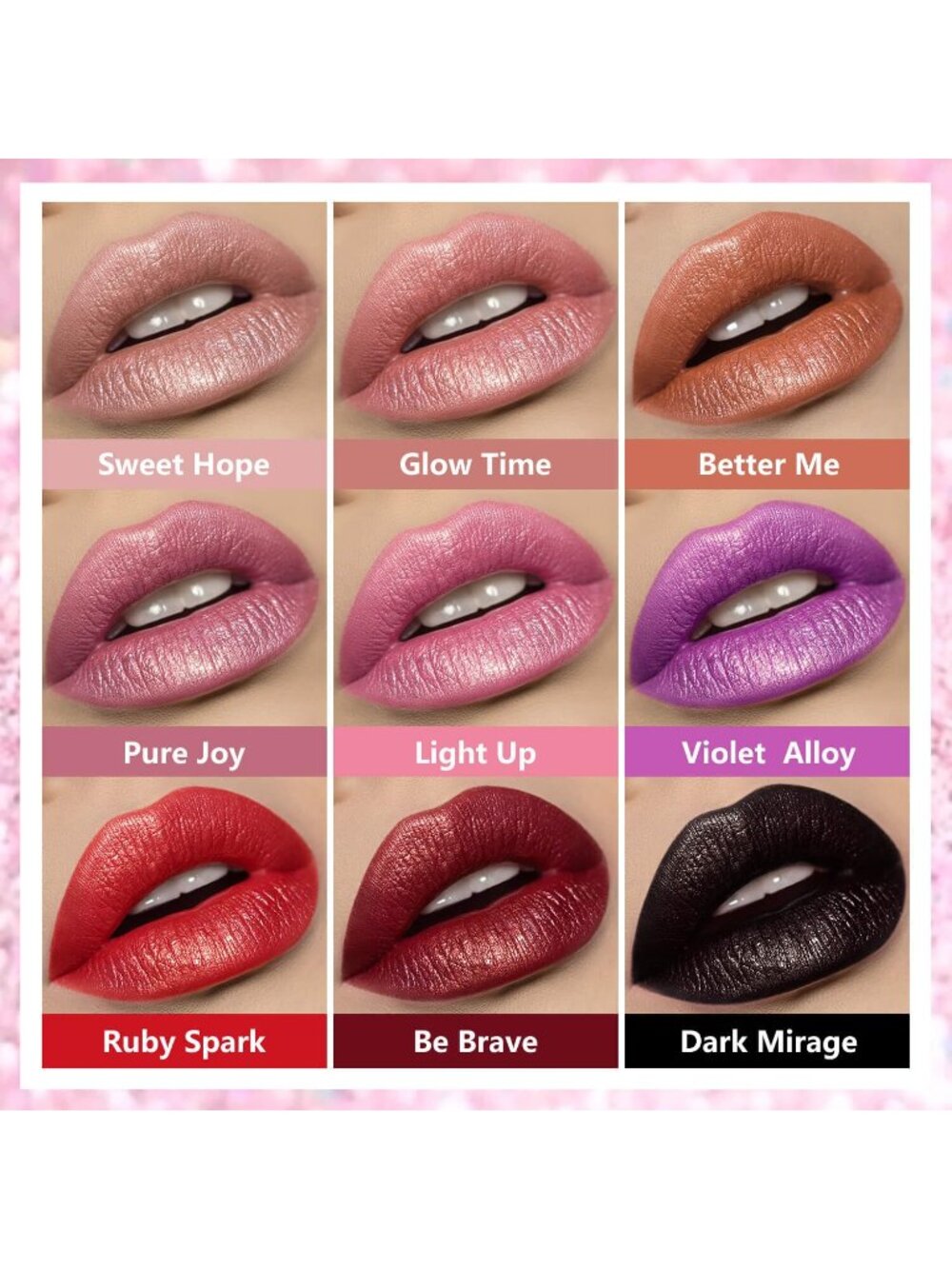 Women's Violet Alloy 16H Wear Waterproof Velvet Long-Lasting Liquid Lipstick - Picture 6 of 6